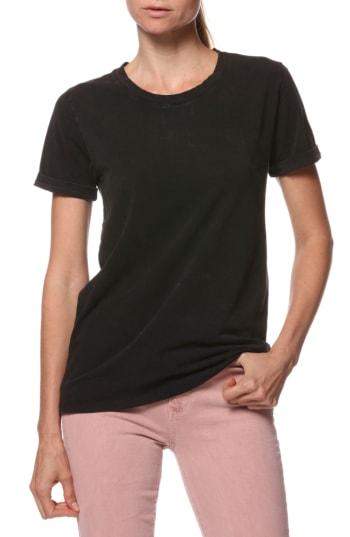 Women's Paige Rolled Sleeve Cassandra Tee - Black