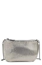 Whiting & Davis 'matte' Mesh Crossbody Bag - Metallic