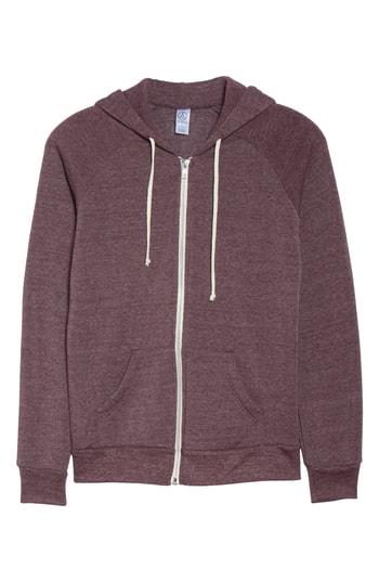Women's Alternative Adrian Zip Hoodie - Burgundy
