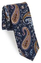 Men's 1901 Firenza Paisley Tie, Size - Blue