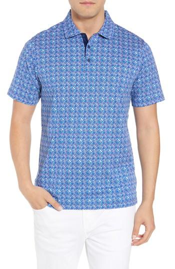 Men's Bugatchi Geometric Knit Polo