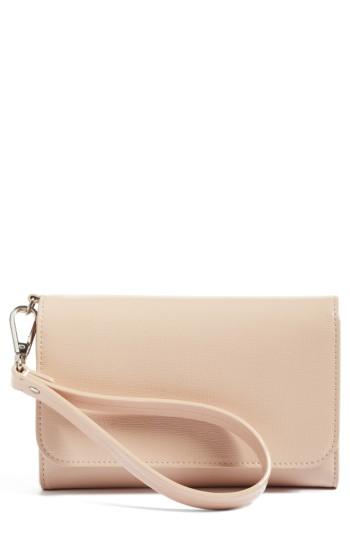 Women's Nordstrom Trifold Leather Wallet - Pink