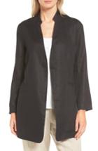 Women's Eileen Fisher Organic Linen Jacket - Black