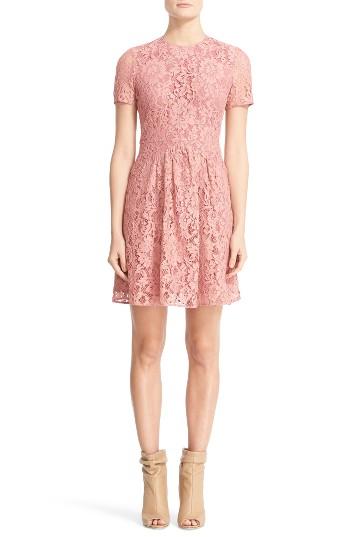 Women's Burberry Christy Lace Fit & Flare Dress