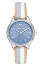 Women's Michael Kors Lexington Leather Strap Watch, 36mm