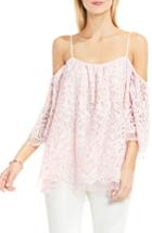 Women's Vince Camuto Lace Blouse, Size - Pink
