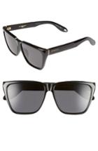 Women's Givenchy 58mm Flat Top Sunglasses - Black/ Grey