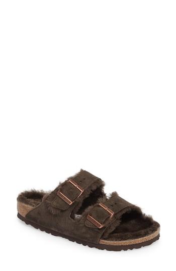 Women's Birkenstock Arizona Genuine Shearling Lined Sandal