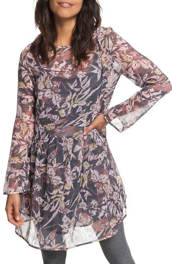 Women's Roxy Amazing Wave Print Dress - Grey