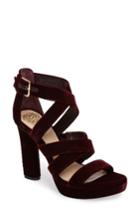 Women's Vince Camuto Catyna Platform Sandal .5 M - Burgundy