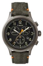 Men's Timex Allied Chronograph Canvas Strap Watch, 42mm