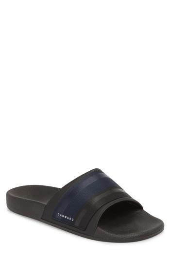 Men's Danward Patterned Sport Slide Us / 42eu - Black