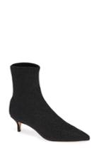 Women's Schutz Albertin Glitter Sock Bootie .5 M - Black