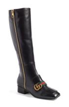 Women's Gucci 'peyton' Boot, Size 7us / 37eu - Black