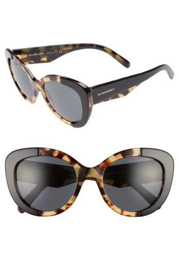 Women's Burberry 54mm Butterfly Sunglasses -