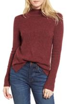 Women's Madewell Inland Rolled Turtleneck Sweater - Burgundy