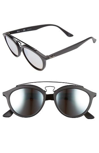 Women's Ray-ban Icons 53mm Retro Sunglasses - Matte Black