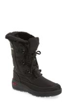 Women's Pajar 'marcie' Waterproof Snow Boot With Faux Fur Collar -5.5us / 36eu - Black