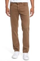 Men's Fidelity Denim Jimmy Lumina Slim Straight Leg Twill Pants X 34 - Brown