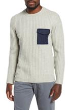 Men's Ag Delta Slim Fit Wool Blend Sweater - Beige