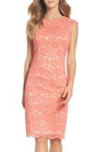 Women's Vince Camuto Lace Body-con Dress - Pink