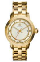 Women's Tory Burch 'tory' Large Round Bracelet Watch, 37mm