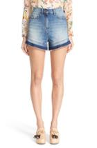 Women's Red Valentino Stone Washed Denim Shorts