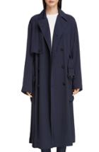 Women's Acne Studios Olicia Fluid Twill Coat Us / 32 Eu - Blue
