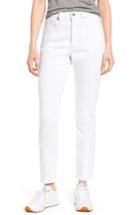 Women's Levi's 501 High Waist Skinny Jeans X 28 - White