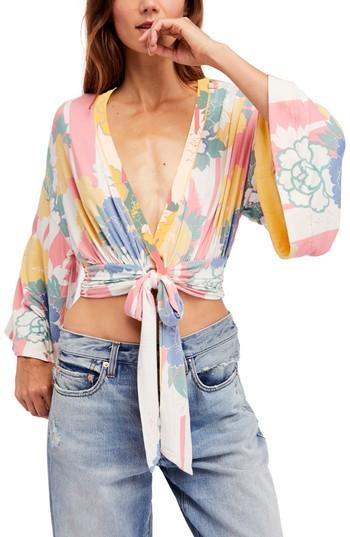 Women's Free People That's A Wrap Top - Pink