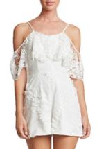 Women's Dress The Population Francesca Romper - White