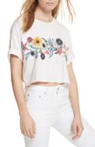 Women's Free People Garden Time Embroidered Tee - Ivory