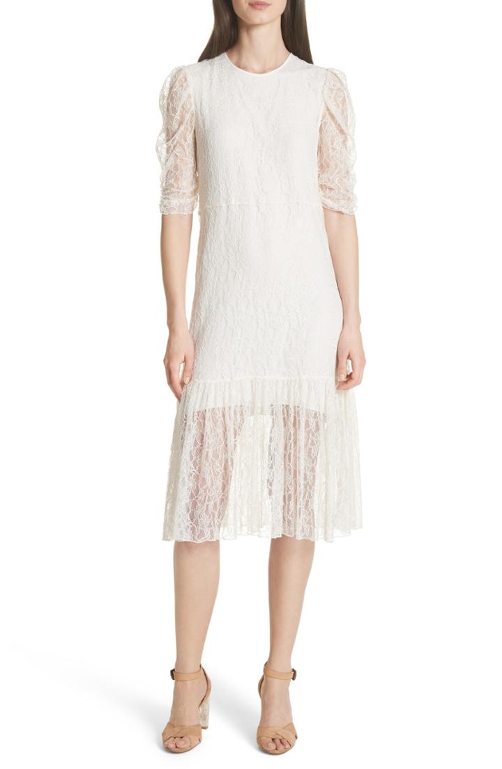 Women's See By Chloe Lace Dress Us / 36 Fr - White
