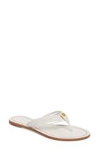 Women's Tory Burch Sienna Strappy Thong Sandal M - White