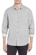 Men's Rails Connor Slim Fit Check Sport Shirt, Size - Grey