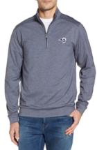 Men's Cutter & Buck Rams Shoreline Quarter Zip Pullover, Size - Blue