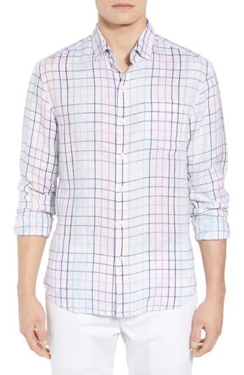 Men's Tommy Bahama Tulum Terrace Check Linen Sport Shirt