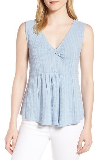 Women's Lucky Brand Twist Neck Tank - Blue