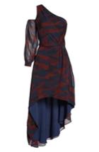 Women's Joie Sala Asymmetrical Silk Dress - Blue