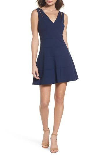 Women's Ali & Jay Lace Back Fit & Flare Dress - Blue