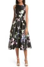 Women's Ted Baker London Rosa Kinsington Floral Belted A-line Dress