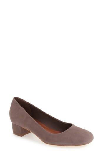 Women's Bernardo Reggie Block Heel Pump .5 M - Grey