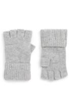 Women's Ugg Texture Knit Fingerless Gloves, Size - Grey