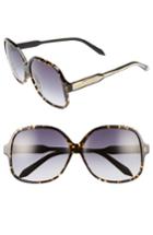 Women's Victoria Beckham Classic 61mm Gradient Lens Square Sunglasses -