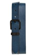 Men's Ted Baker London 'spenny' Leather Belt - Blue