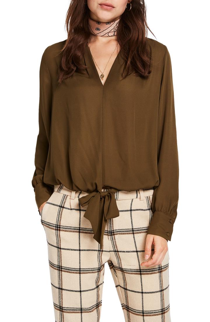 Women's Scotch & Soda V-neck Tie Detail Top