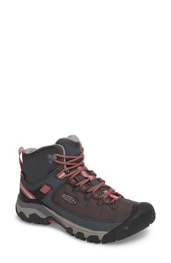 Women's Keen Targhee Exp Mid Waterproof Hiking Shoe M - Grey