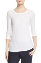 Women's Atm Anthony Thomas Melillo 'jackie' Long Sleeve Tee - White