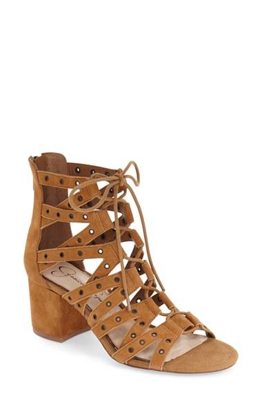 Women's Jessica Simpson 'haize' Cage Sandal M - Brown