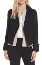 Women's Boss Kordia1 Colorblock Crepe Jacket R - Black